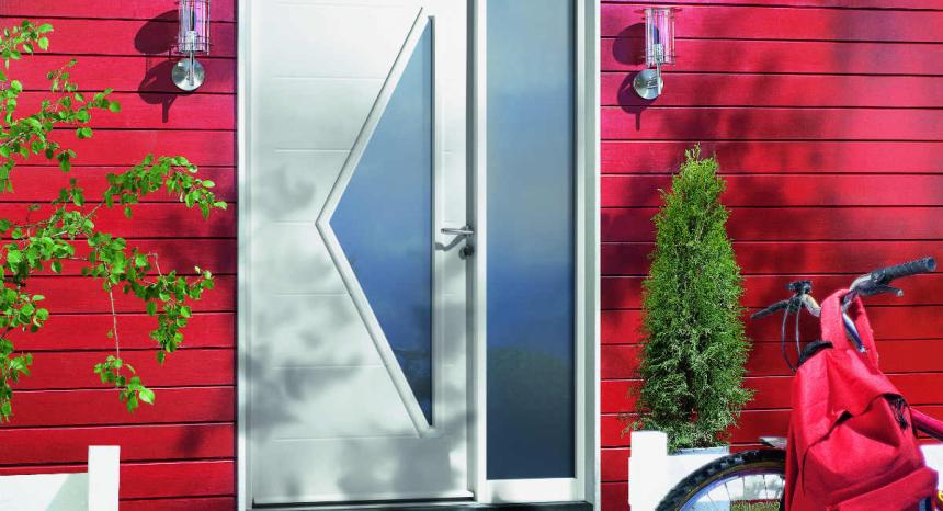 porte entree bois montmartre gris